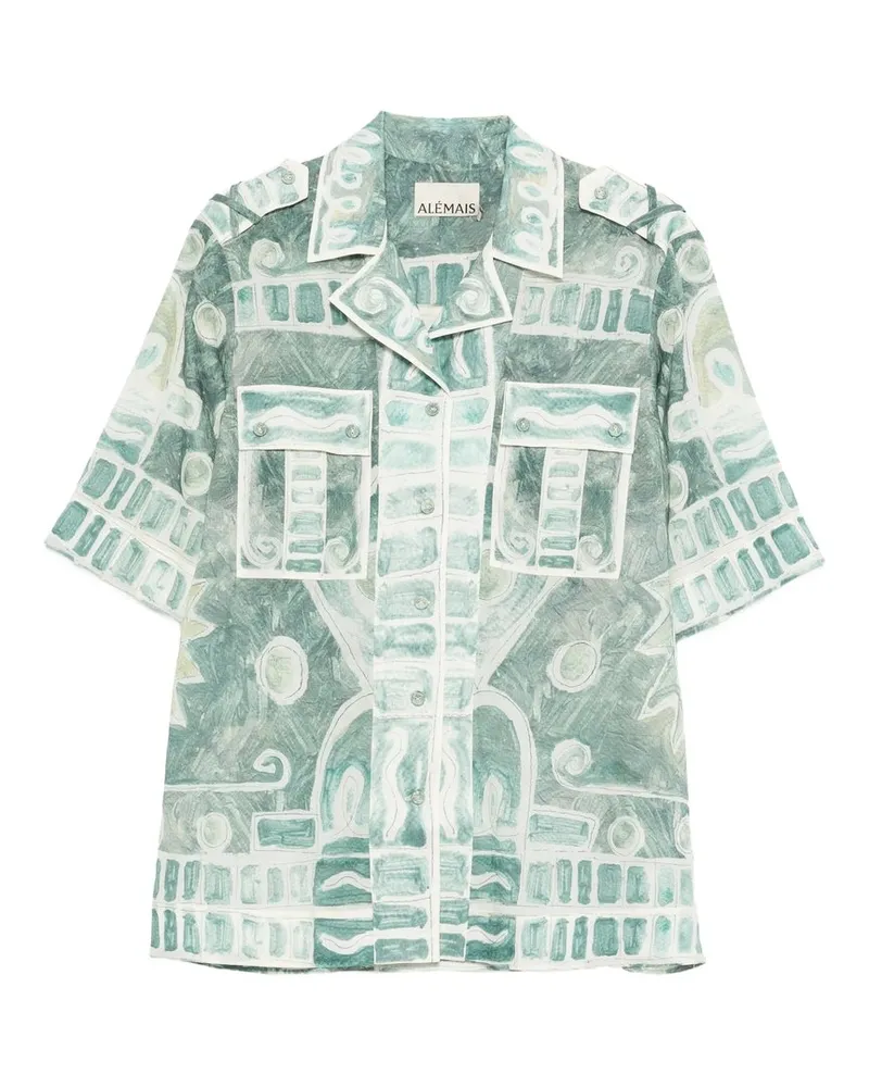 ALEMAIS Samira Relaxed Shirt Blau