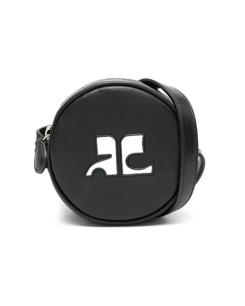 Courrèges Reedition Circle Bag Schwarz