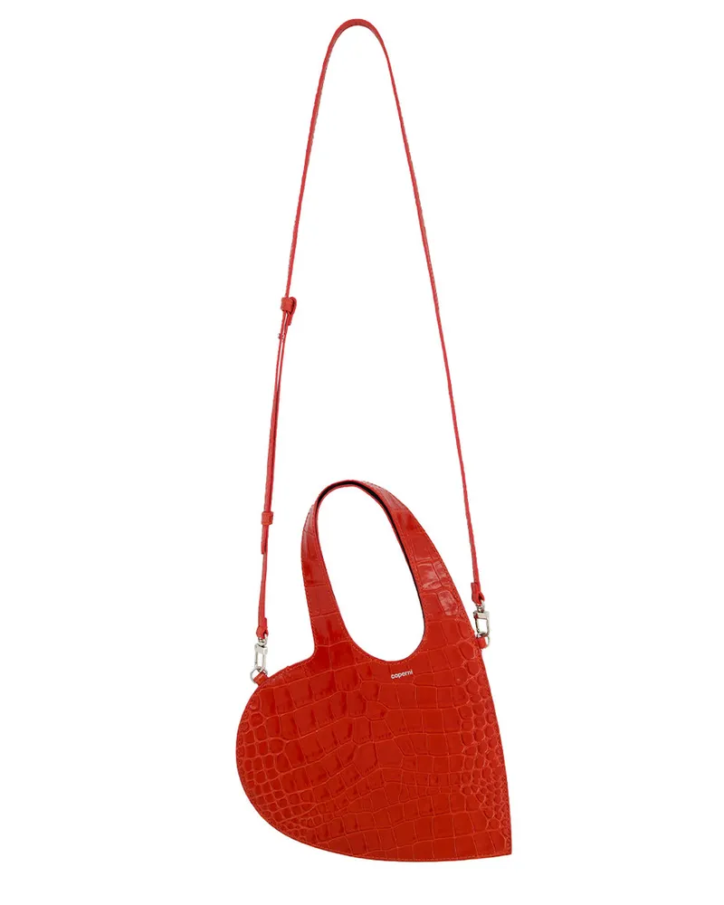 COPERNI Mini Heart Tote Croco Copba93f6107 Rot