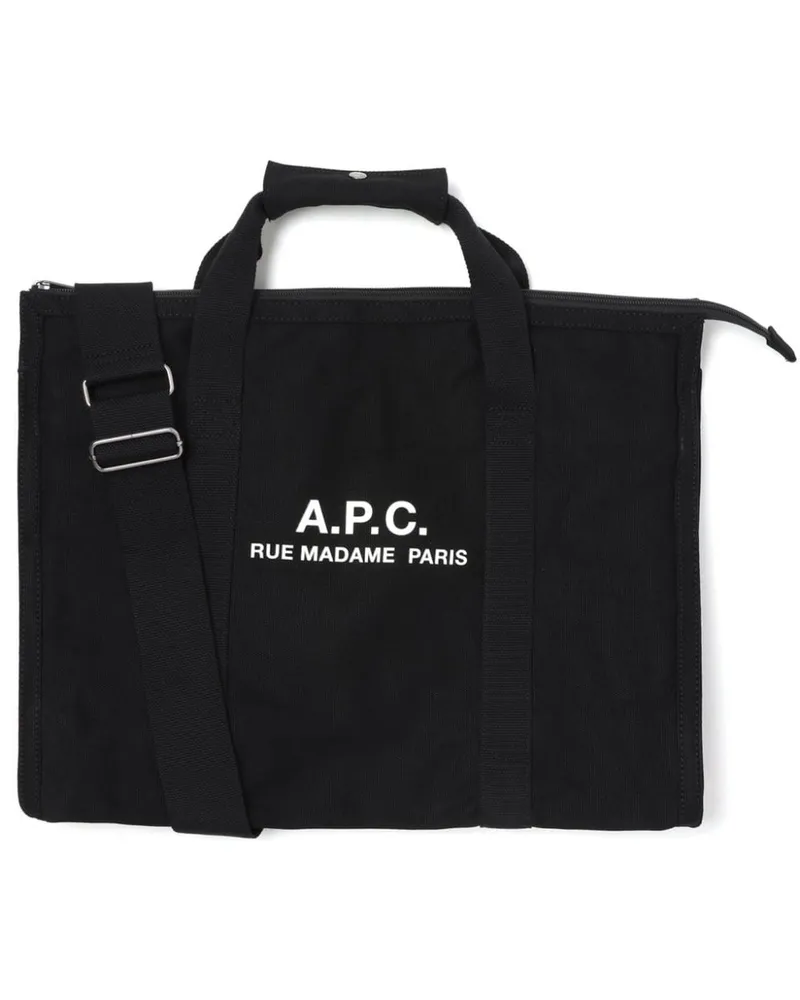 A.P.C. Gym Bag Recuperation Schwarz