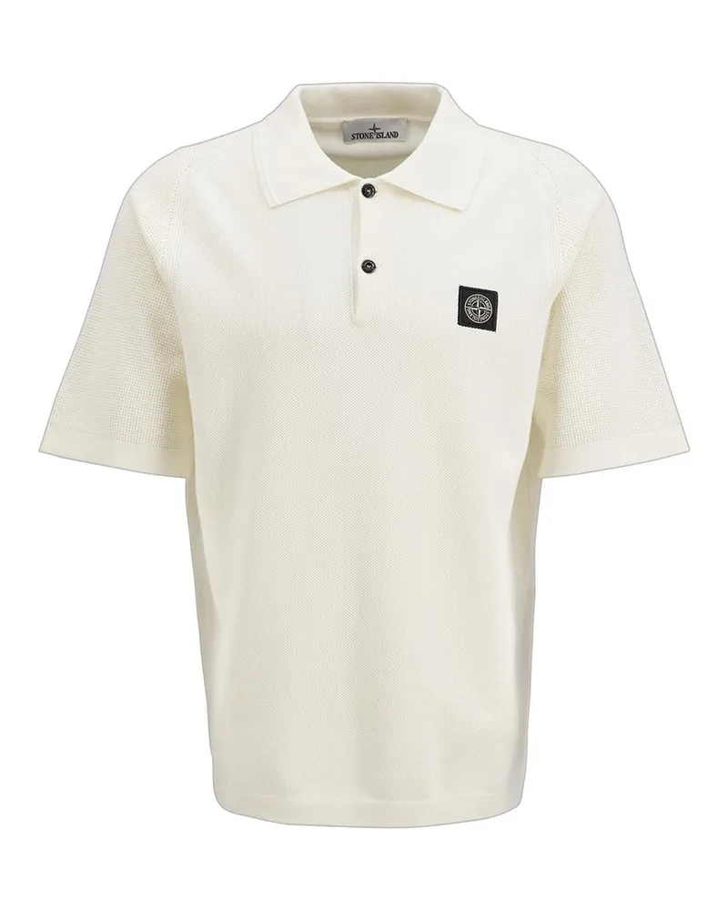 Stone Island ss Polo Weiß