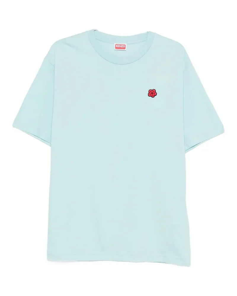 Kenzo Gots Boke Flower Embroidered c Blau