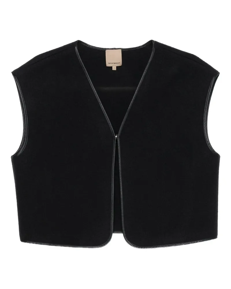 Emporio Armani Waistcoat Schwarz