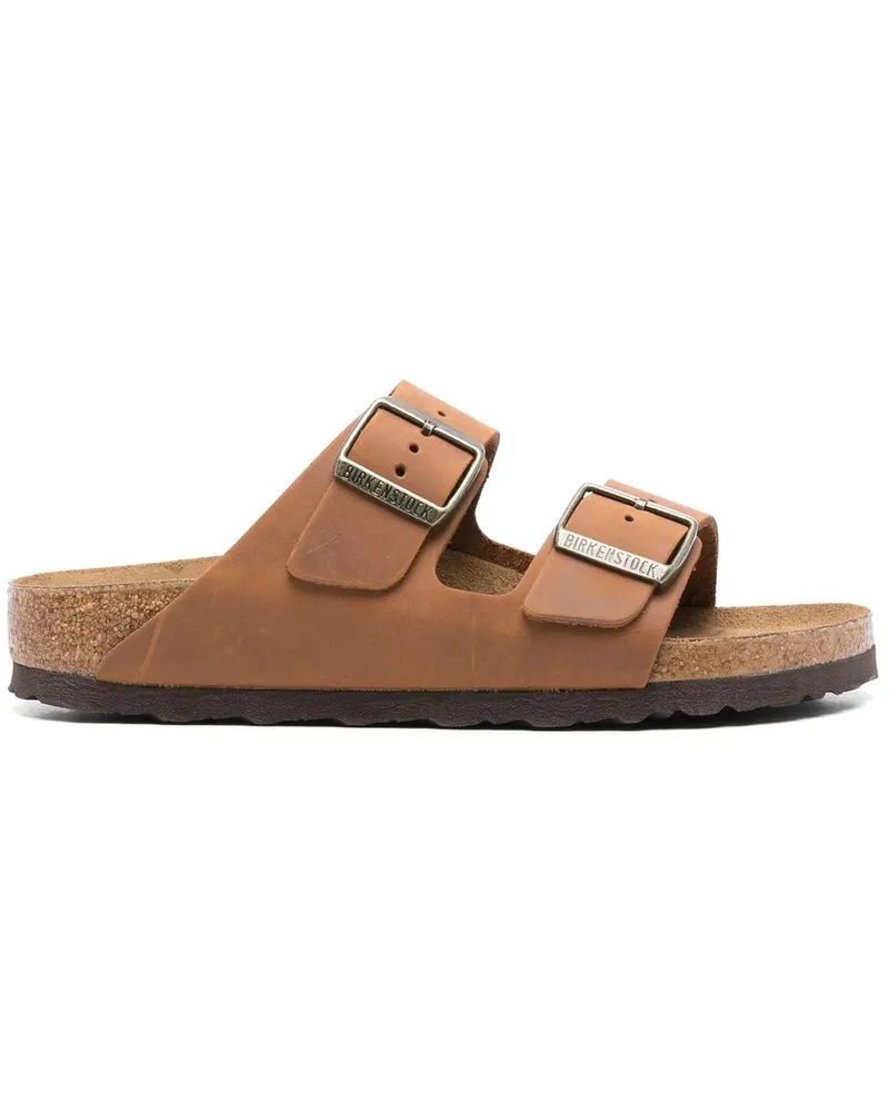 Birkenstock Arizona Cognac, Oiled Leather 1028401 Braun