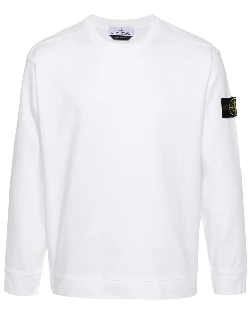 Stone Island Felpa Weiß