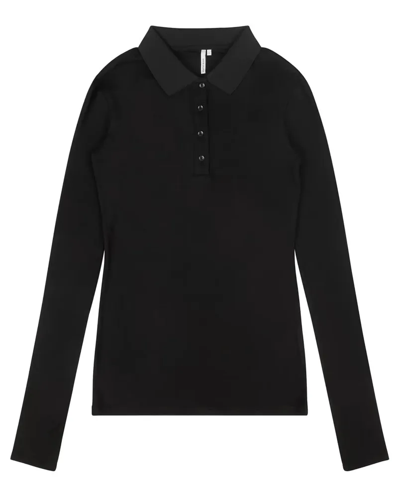 Entire Studios ls Polo Nero Schwarz