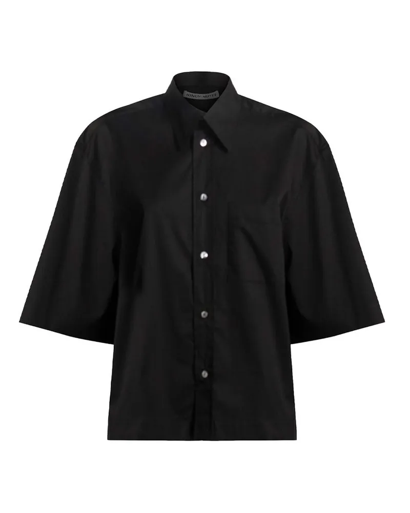 NINEMINUTES Camicia Schwarz