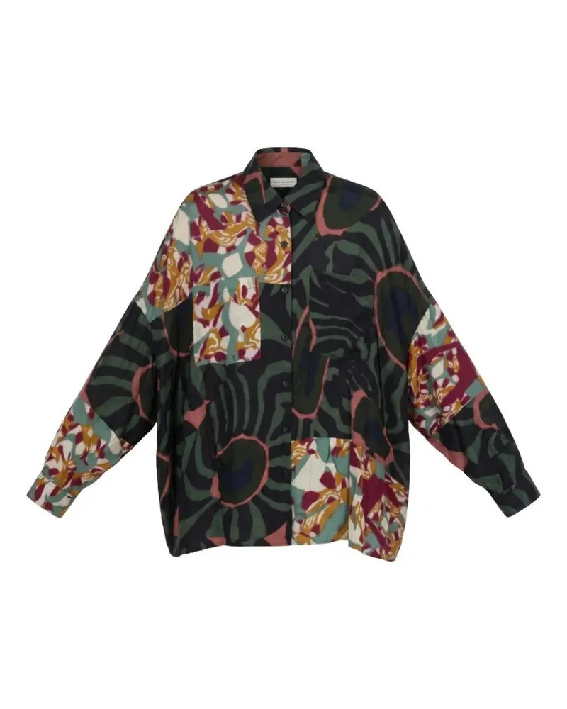 Dries van Noten Casia Bis 4001 W.w.shirt Khaki Braun