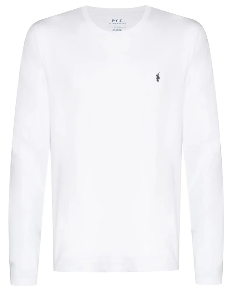 Ralph Lauren L/s Crew Sleep Top Weiß