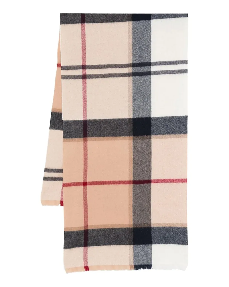 Barbour Rosefield Tartan Scarf Beige