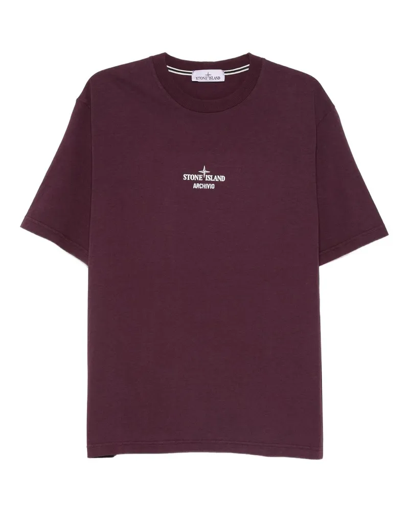 Stone Island T-shirt Violett