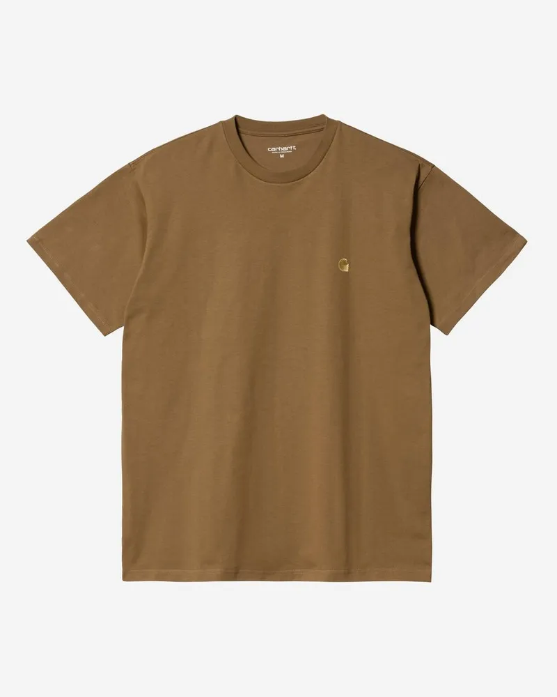 Carhartt WIP S/s Chase T-shirt Braun