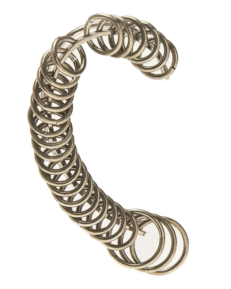 PANCONESI All Around Ear Cuff Argento Orange