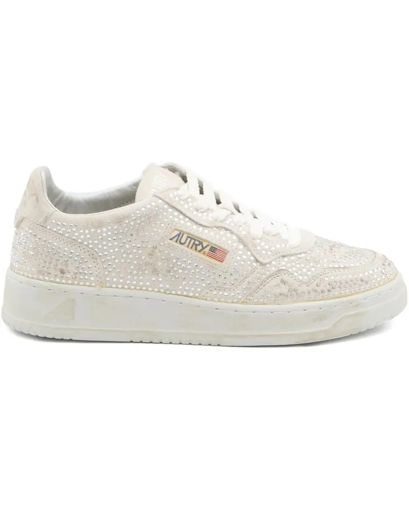 AUTRY Medalist Low Woman Sue/strass Weiß