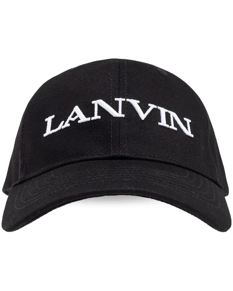 Lanvin Baseballkappe Logo Amhawca11clop25 Schwarz