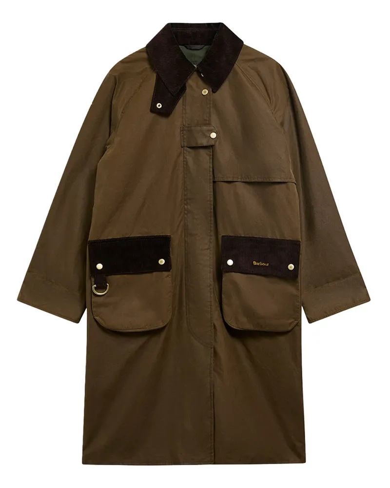 Barbour Kirklees Wax Jacket Lwx1570 Braun