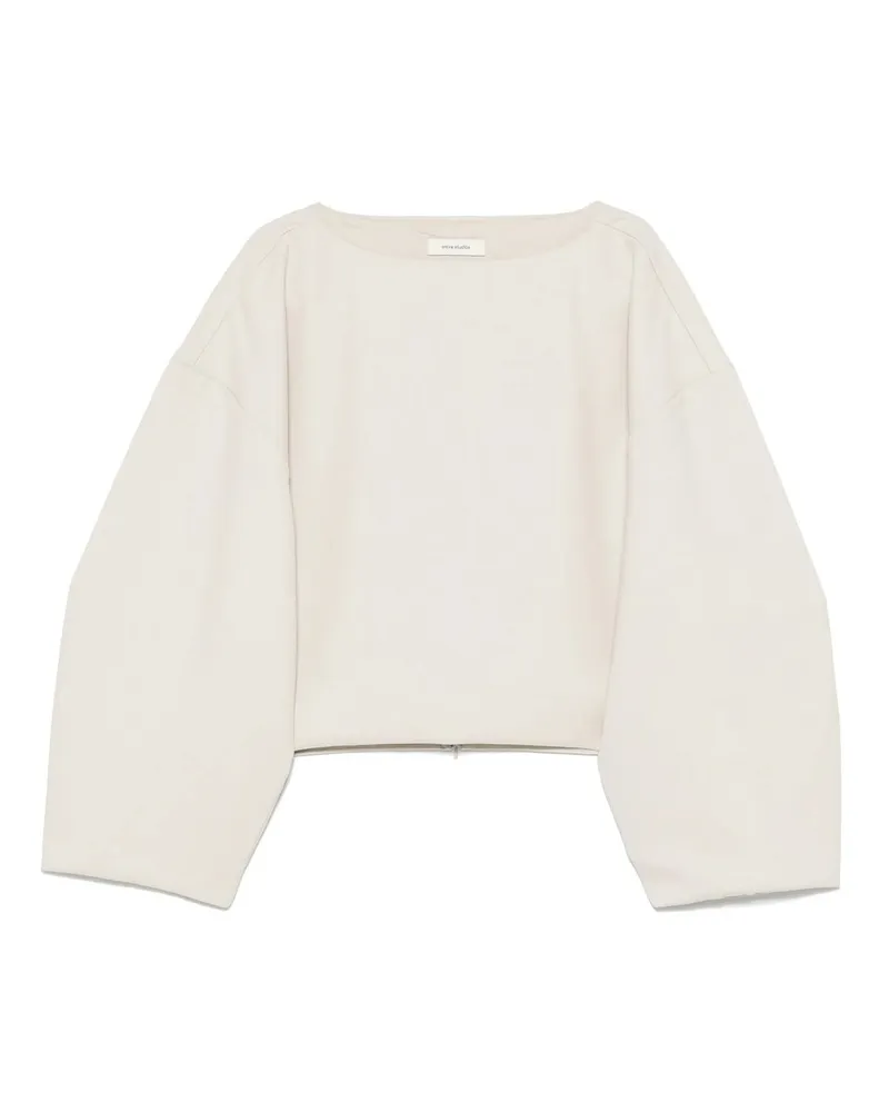 Entire Studios Boat Neck Jumper Fondant Beige