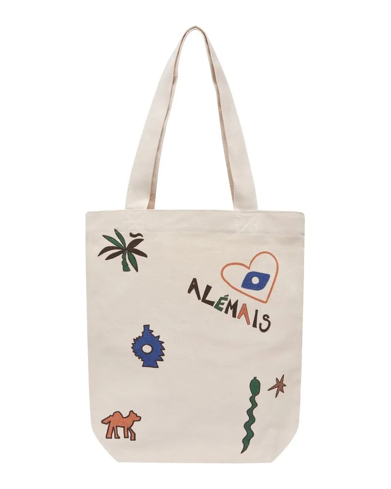 ALEMAIS Maroc Library Tote Beige