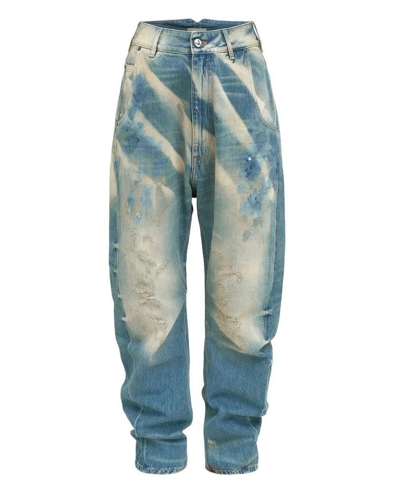 Vivienne Westwood Buckle Back Jeans Blau