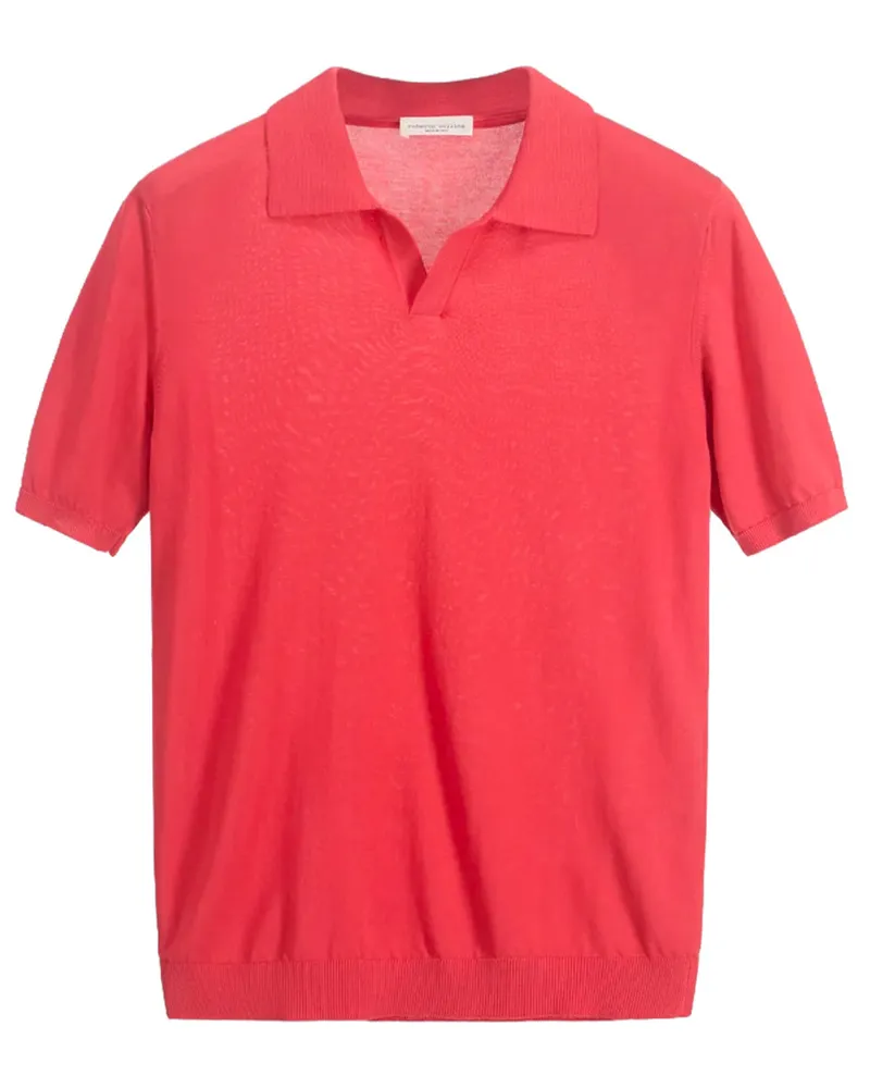 Roberto Collina Polo mc no Bottoni 261mya10124 Rot