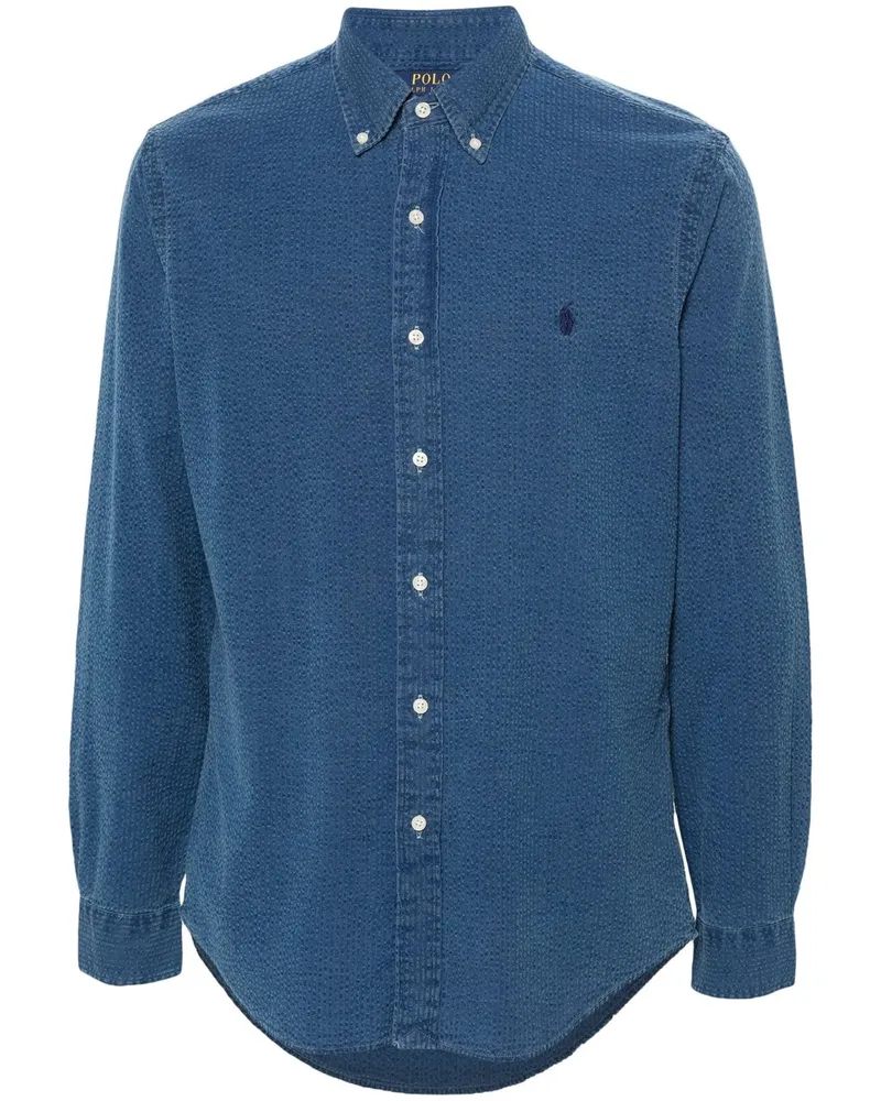 Ralph Lauren Sport Shirt Blau