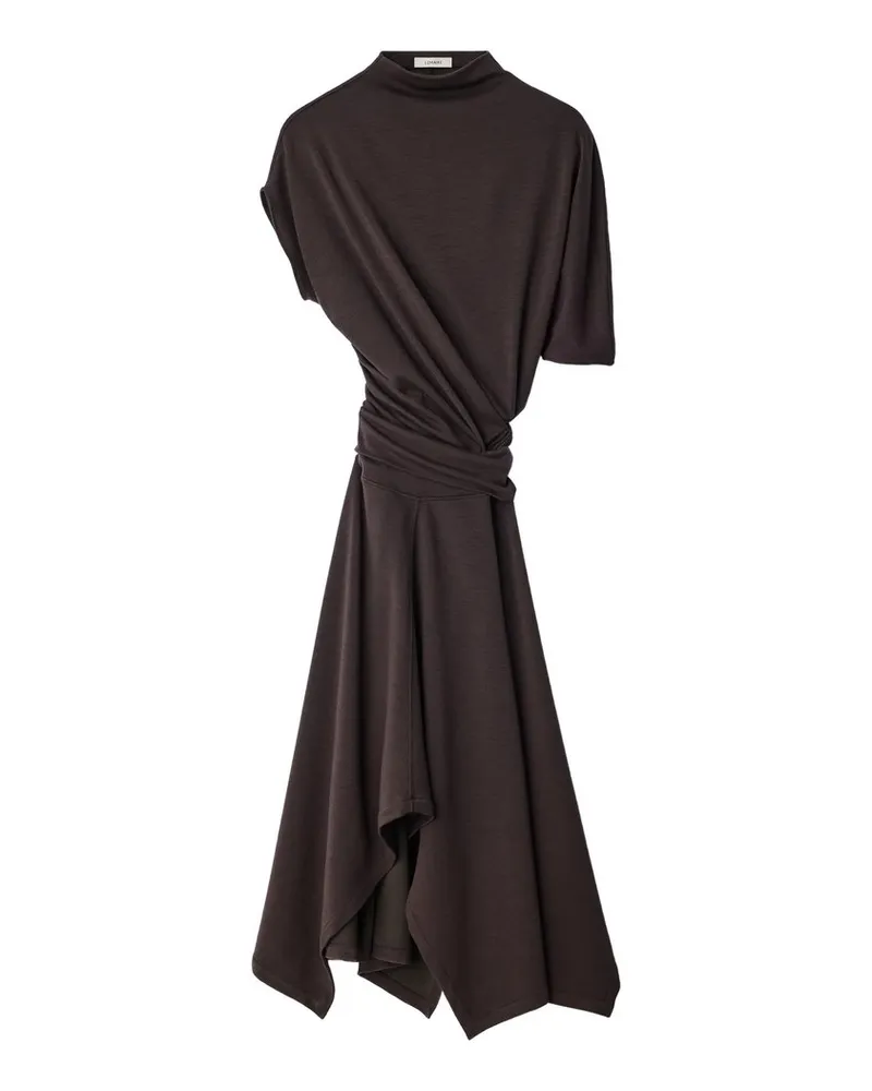 Christophe Lemaire Twisted Dress Braun