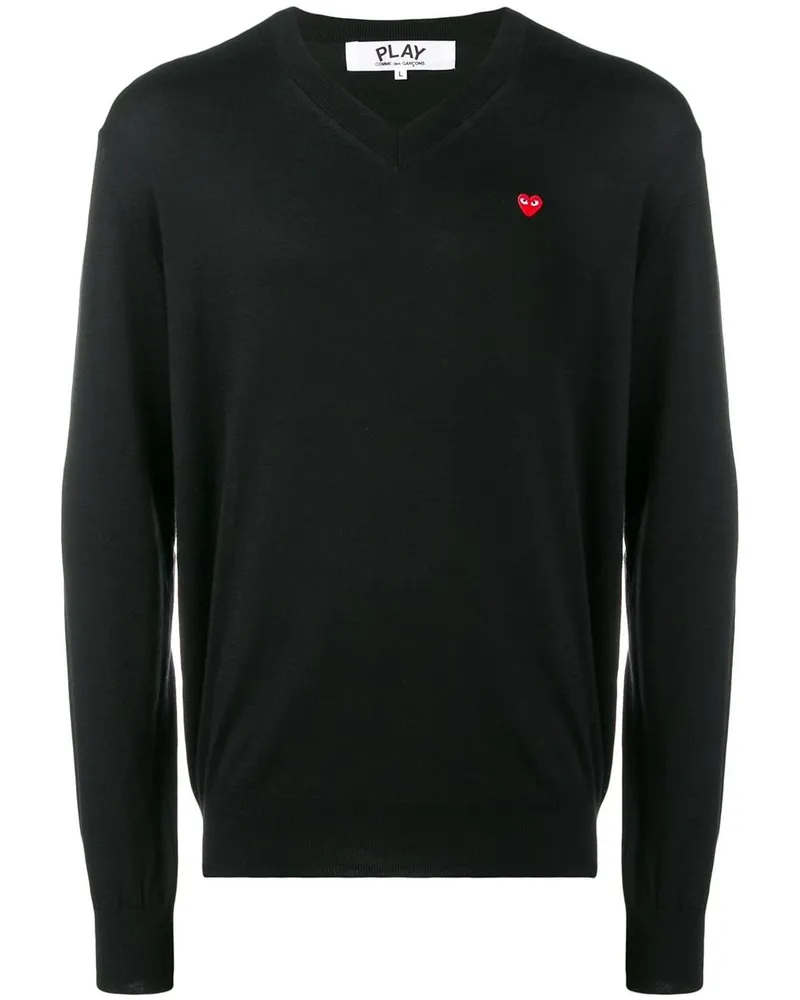 Comme des Garçons Herren Strickpullover Schwarz