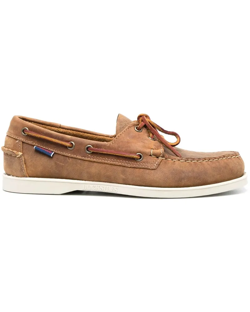 Sebago Docksides Portland Crazy h Braun