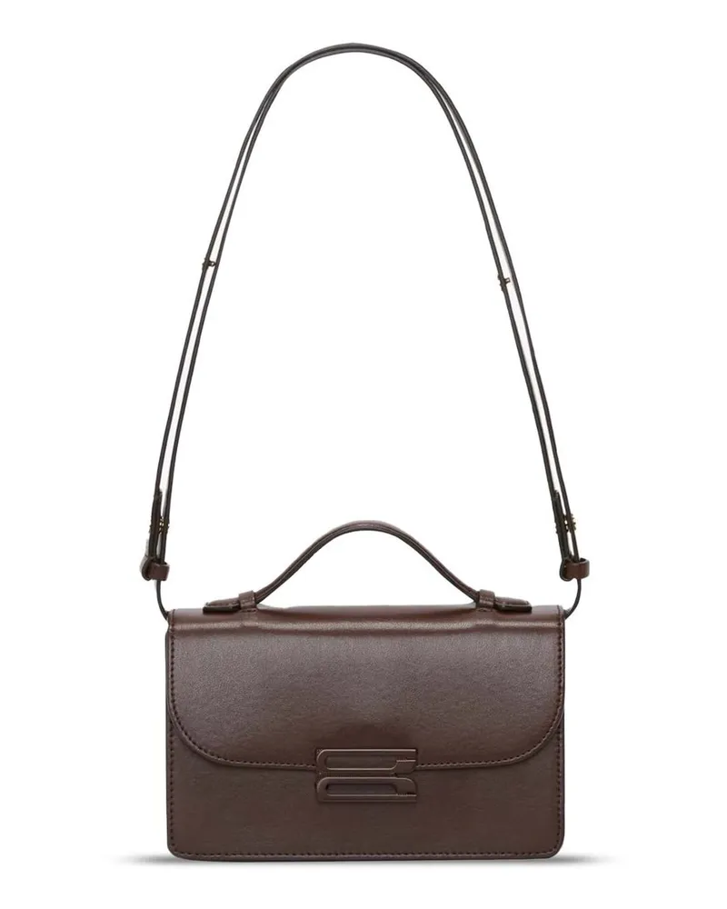 Victoria Beckham Tonal Mini Dorian Bag Braun