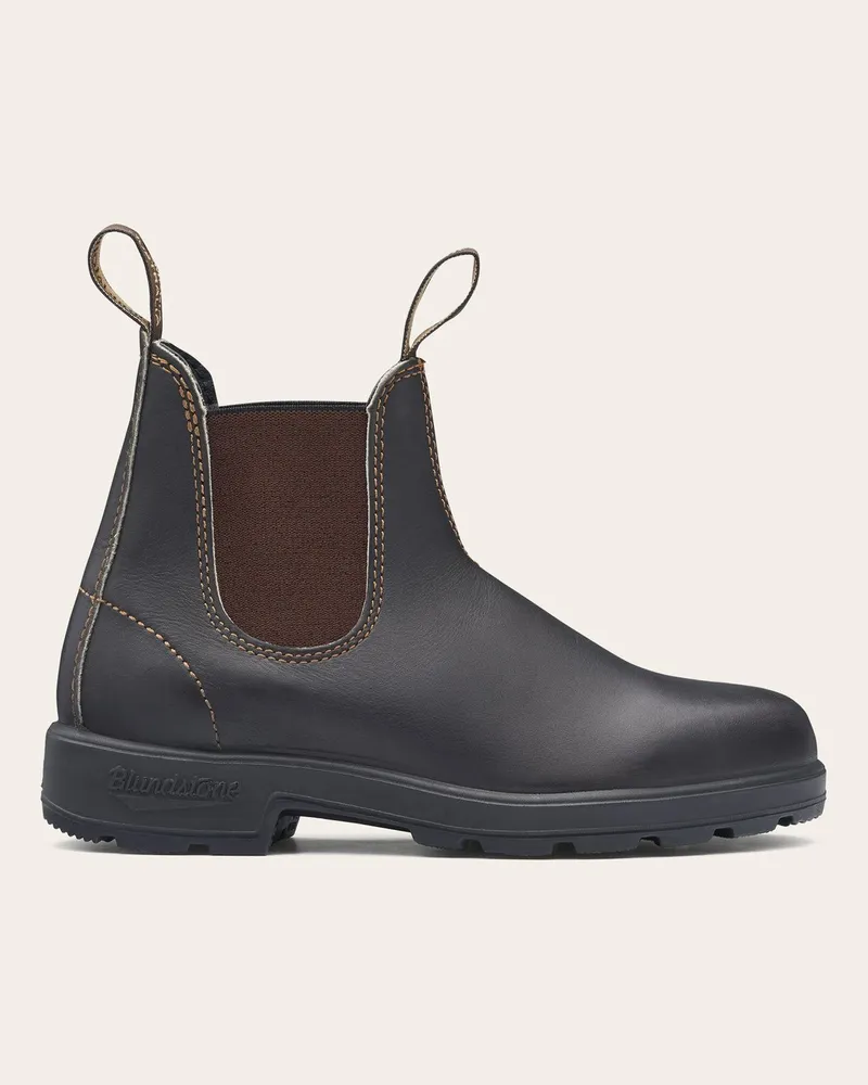 BLUNDSTONE 500 Stout Braun Leder 500 Braun