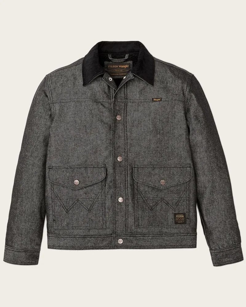Filson Denim Work Jacket Schwarz