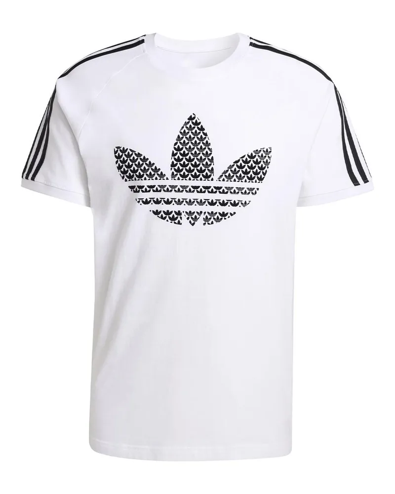 adidas Monogram 3s Tee Bianco Weiß