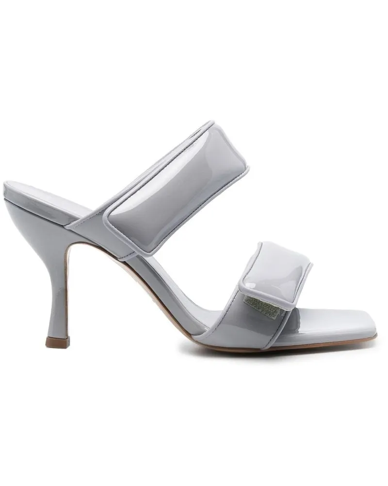 Gia Borghini Sandalen mit zwei Riemen Grau