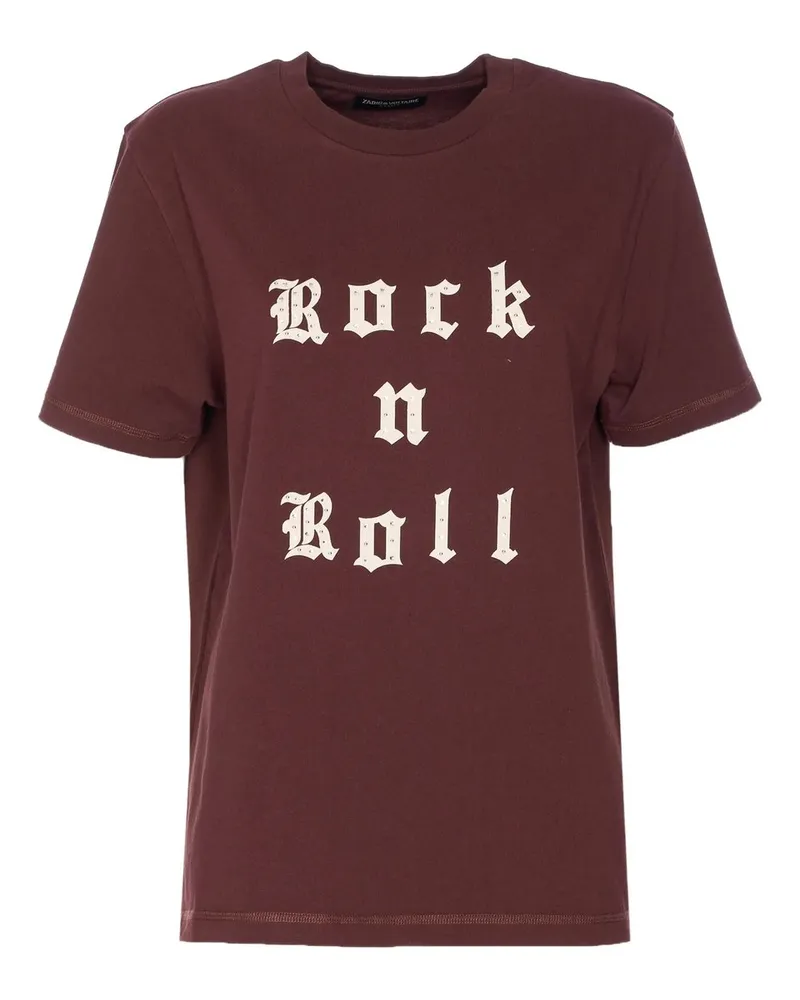 Zadig & Voltaire Edwin tc Rock n Roll Strass Rot