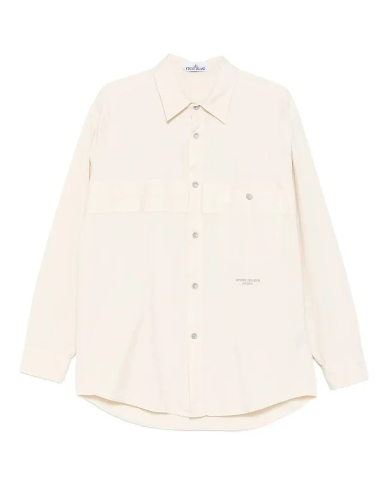 Stone Island Overshirt Weiß