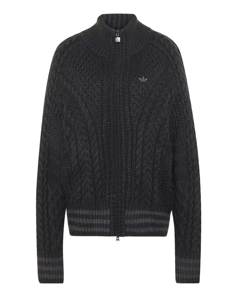 adidas Knit fb Tracktop Nero Schwarz