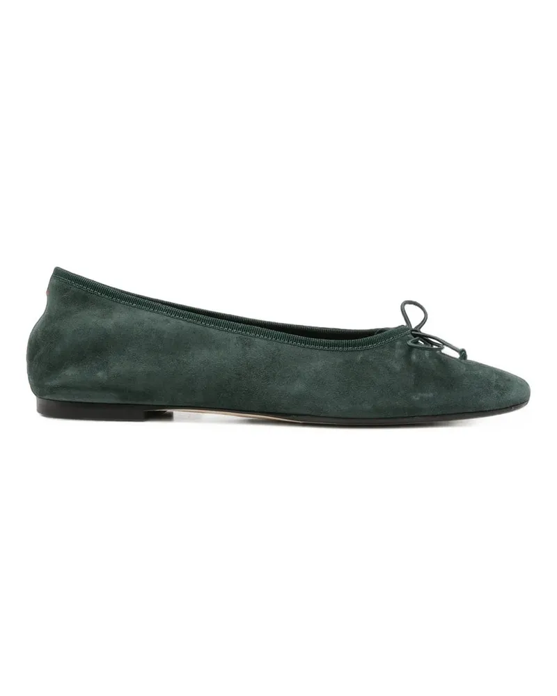 aeyde Tiby Kid Suede Leather Moss Mehrfarbig