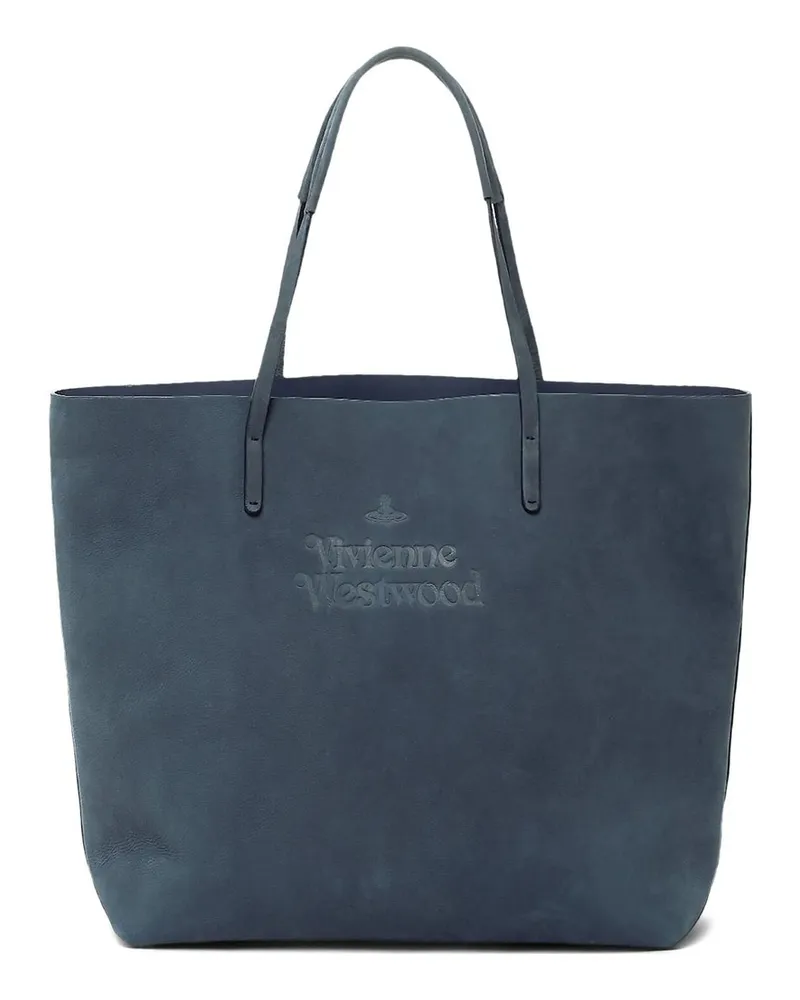 Vivienne Westwood Studio Shopper Blau