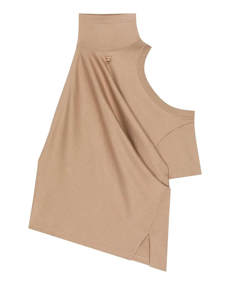 Courrèges Twisted t Shirt Beige