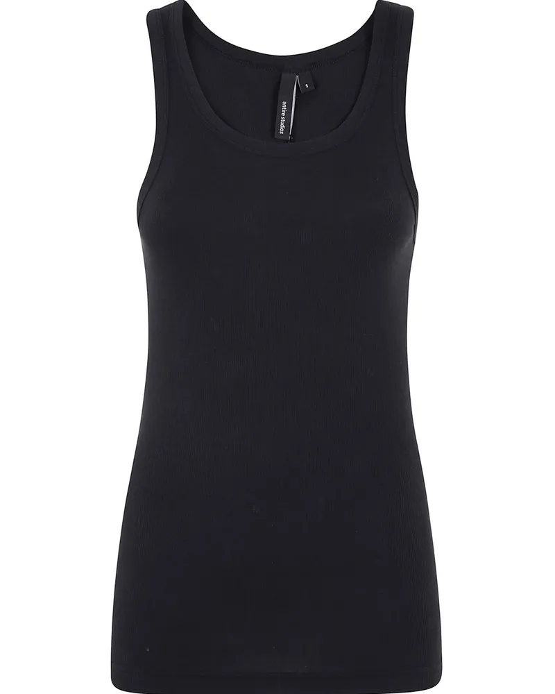Entire Studios Rib Tank Soot Schwarz
