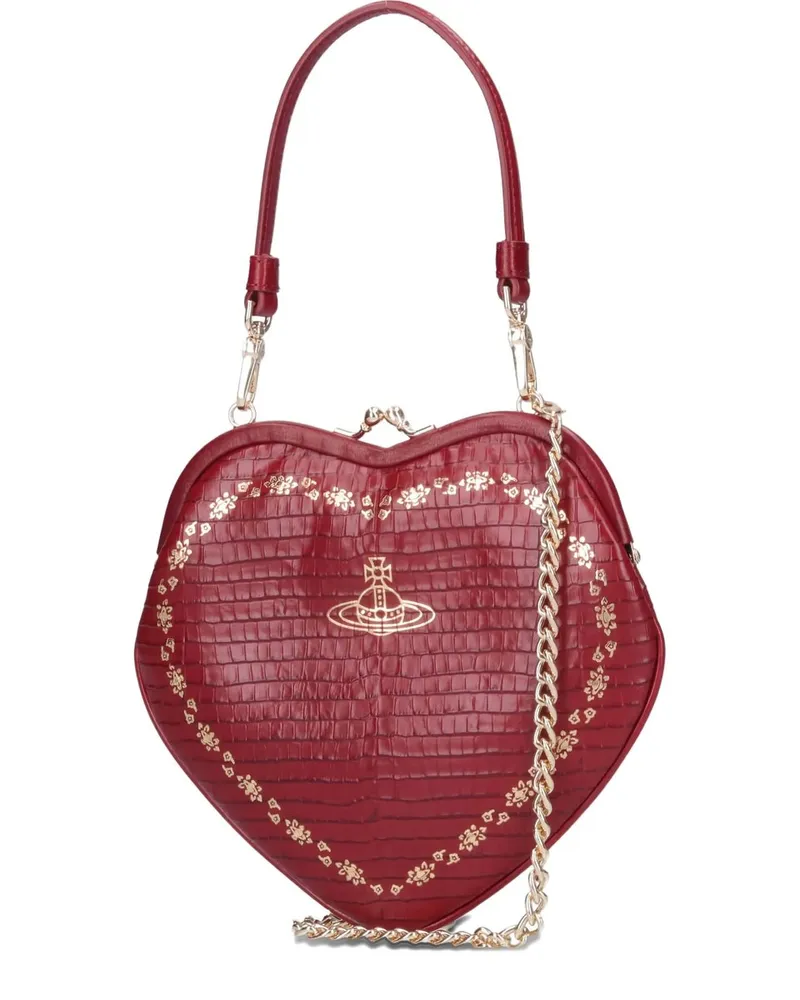 Vivienne Westwood Belle Heart Frame Purse Rot
