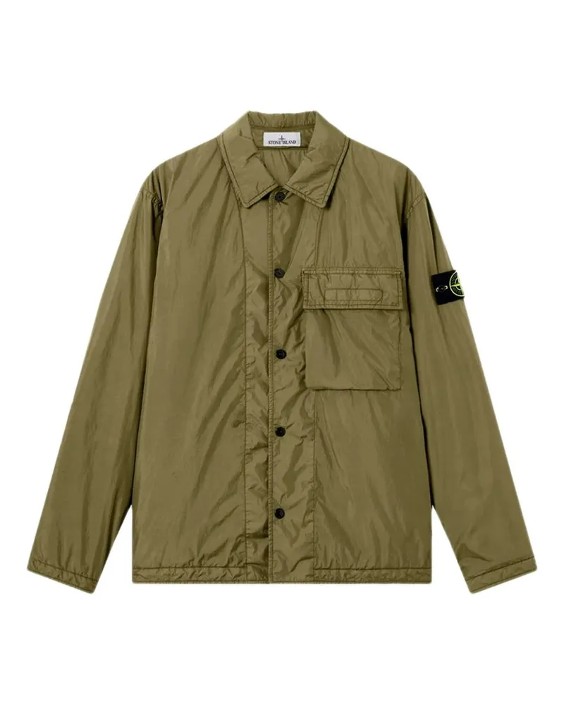 Stone Island Overshirt Grün