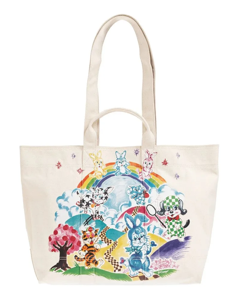 Kenzo Sac Shopping / Tote Weiß