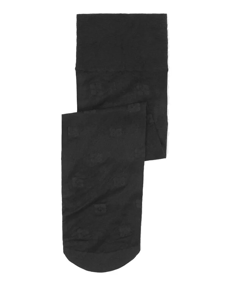 Ganni Butterfly Lace Socks Schwarz