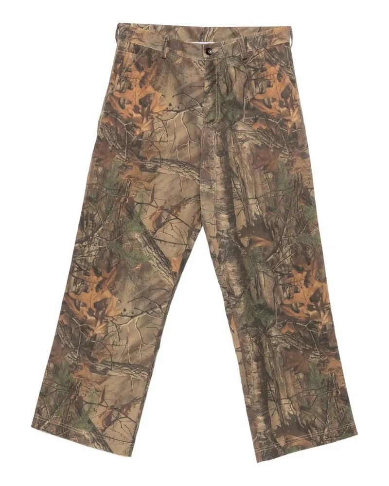 LC23 Camo Work Trousers Braun
