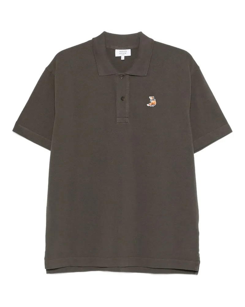 Kitsuné Dreaming Fox Comfort Polo Braun