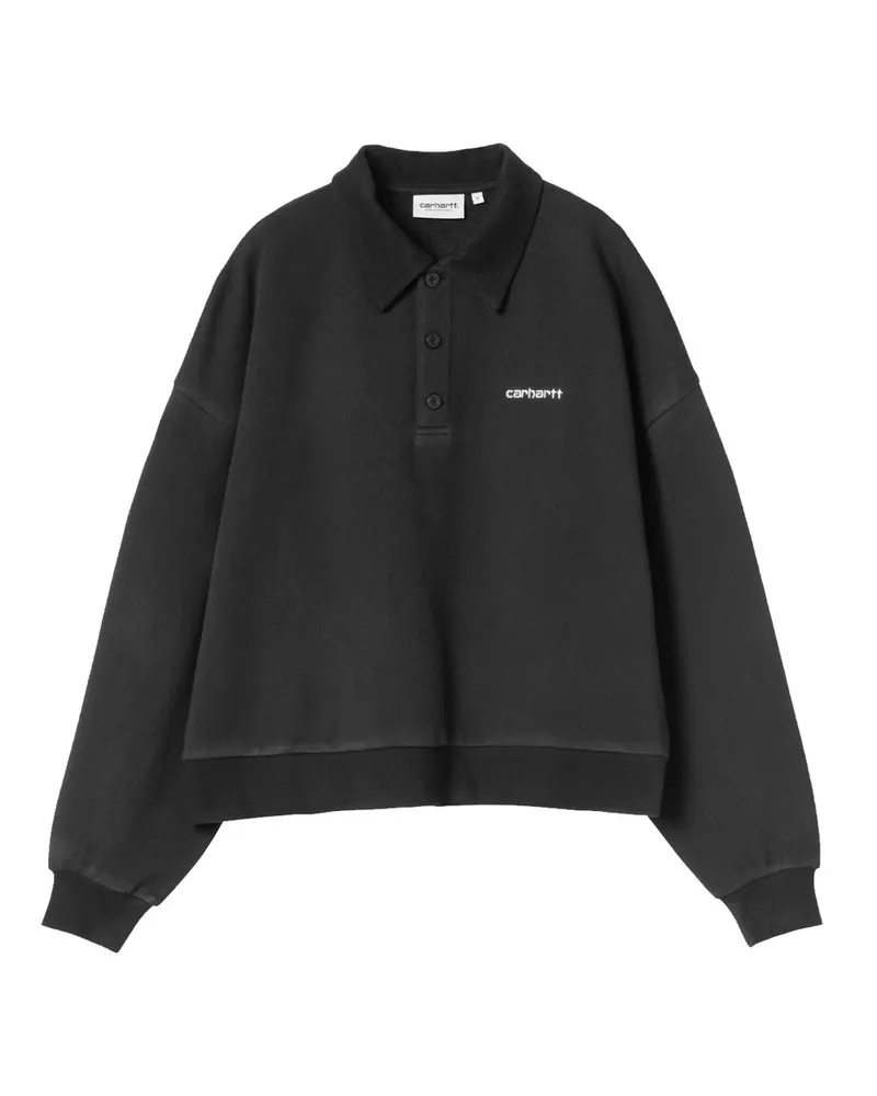 Carhartt WIP Brenta Polo Sweat Schwarz