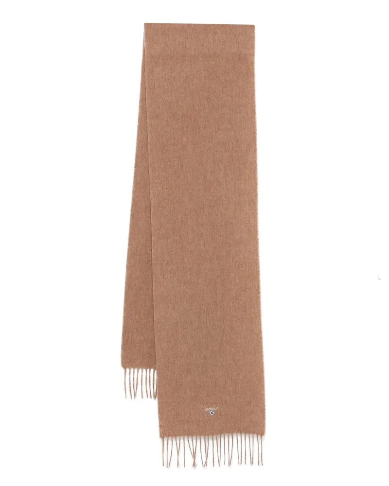 Barbour Plain Lambswool Scarf Beige