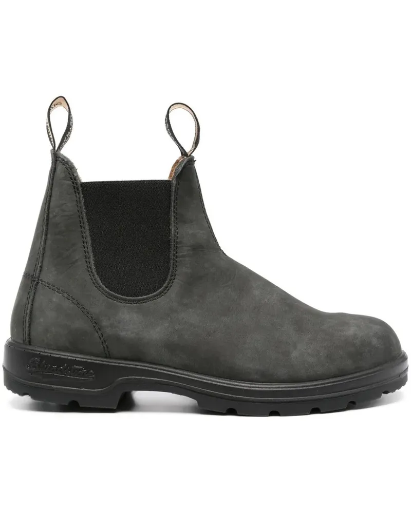 BLUNDSTONE 587 Rustic Black Leather Schwarz