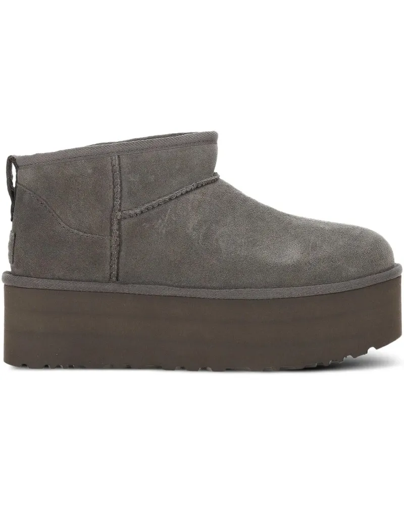 UGG w Classic Ultra Mini Platform Grau
